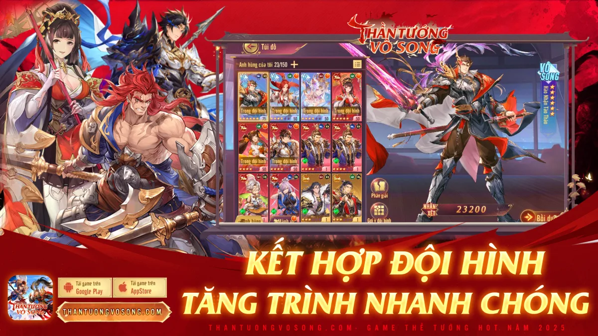 Thần Tướng Vô Song – Game Thẻ Tướng
